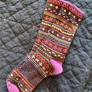 Bombas Multicolor Patterned Casual Socks